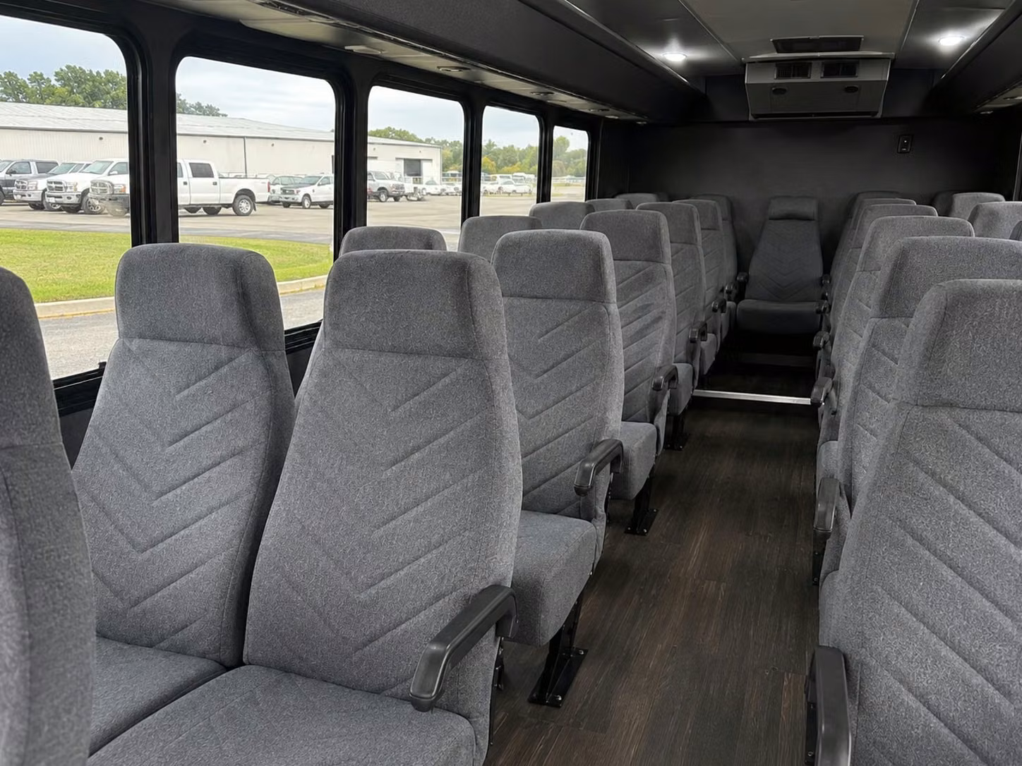 15 passenger minibus interior