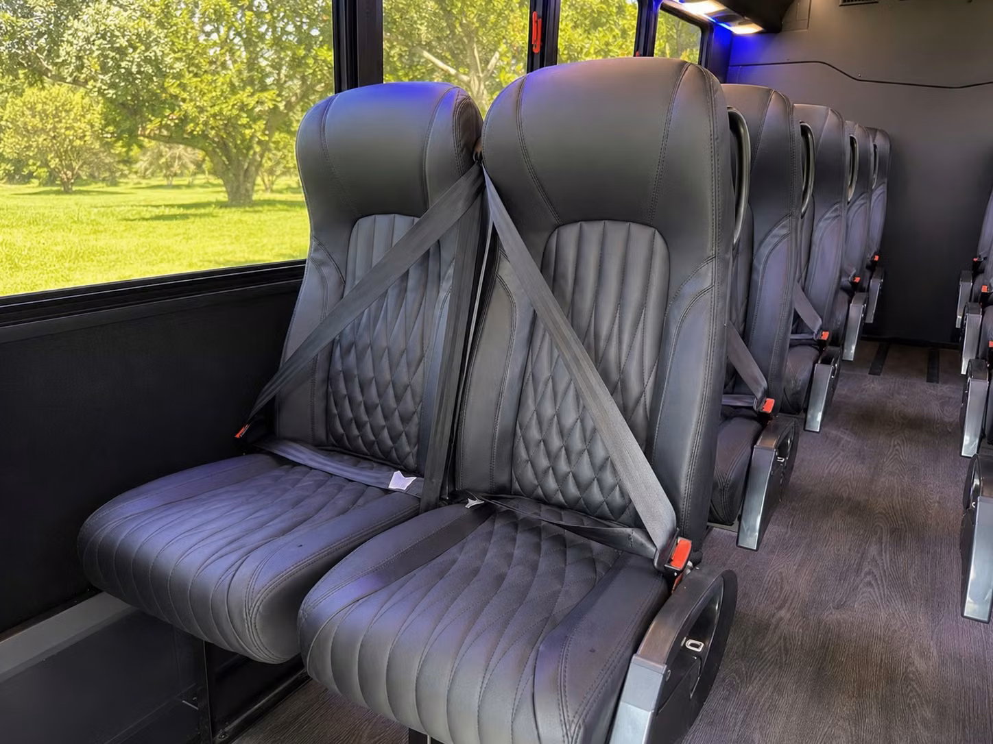 18 passenger minibus inside