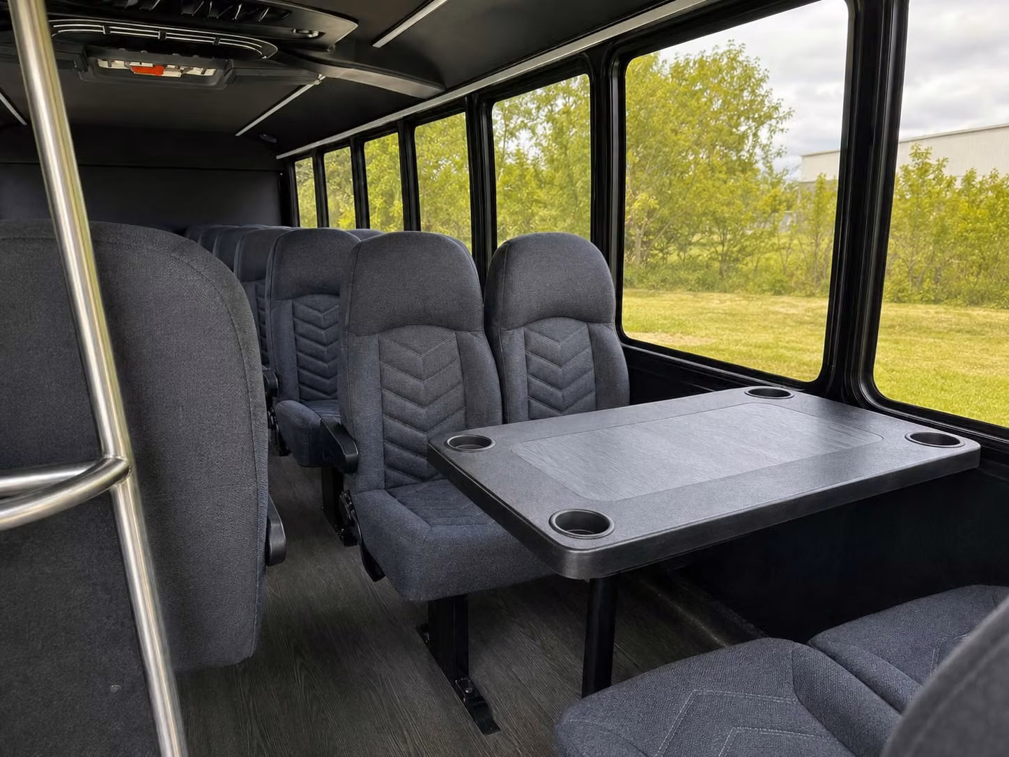 18 passenger minibus interior