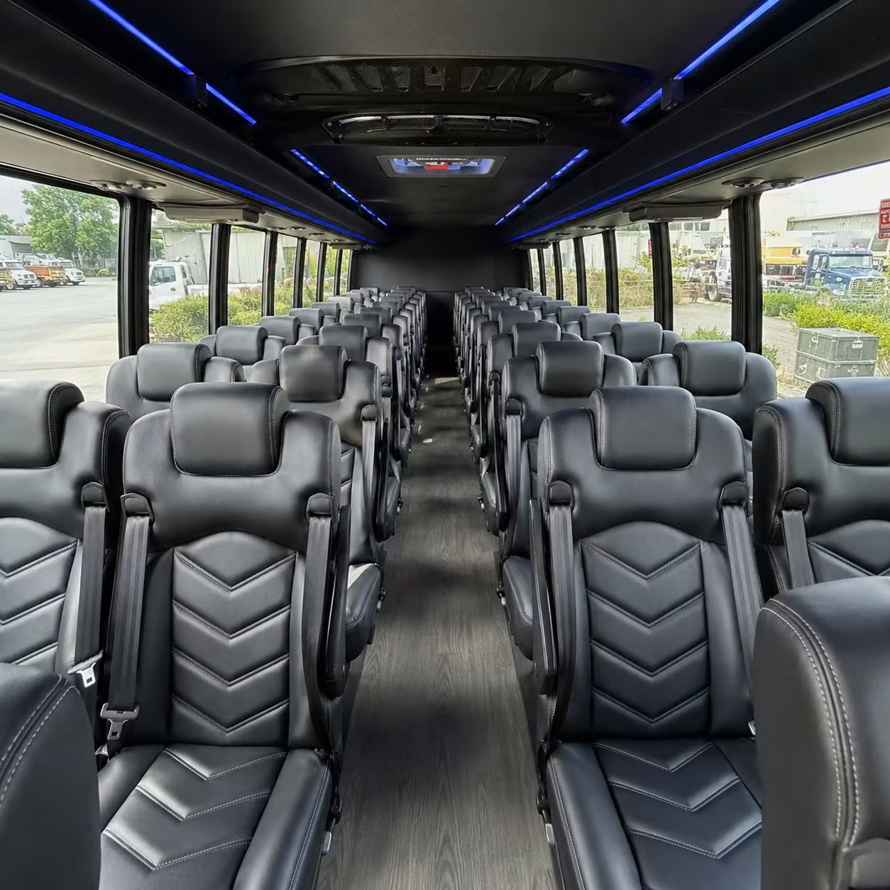 28 passenger minibus inside