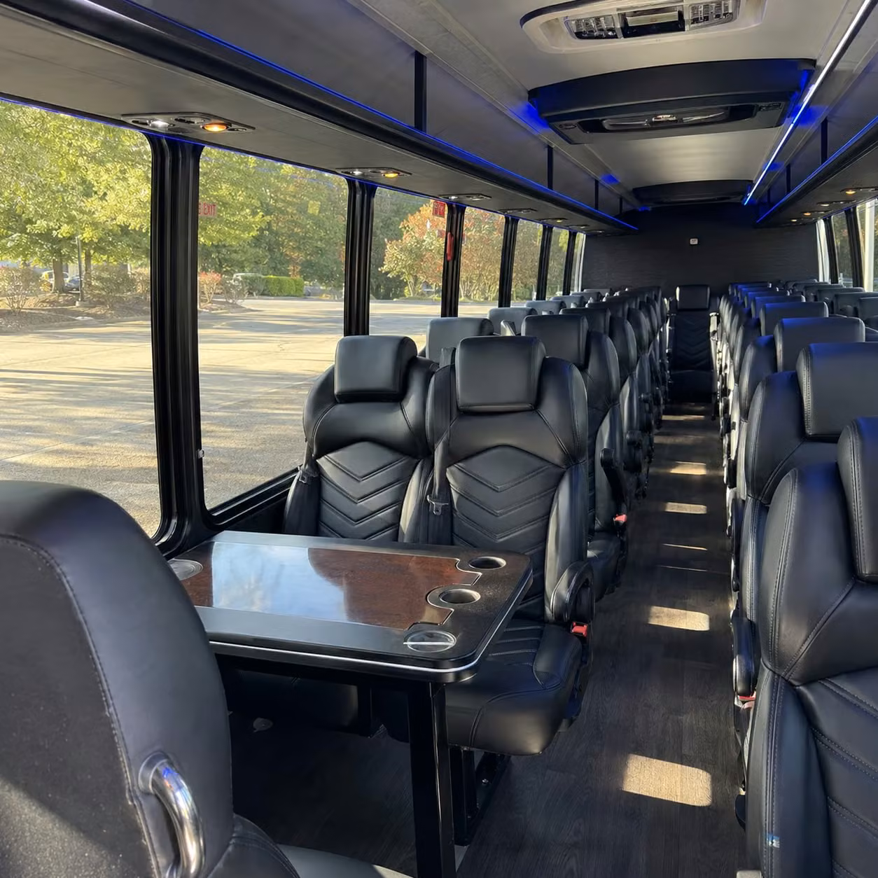 30 passenger minibus interior