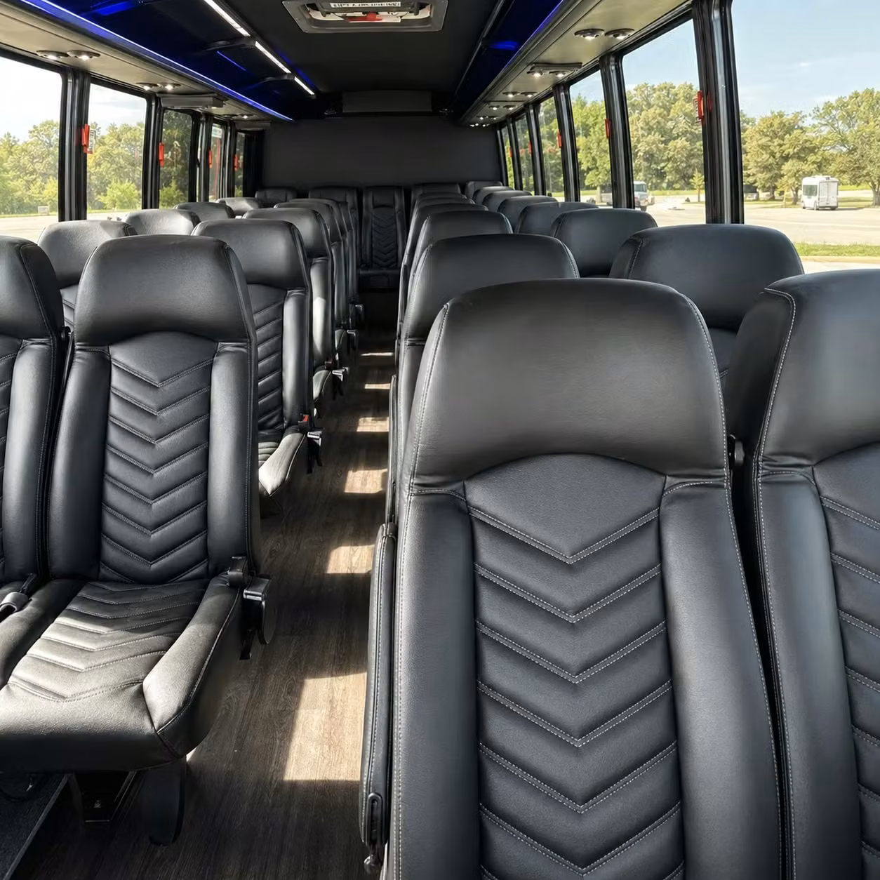 35 passenger minibus inside